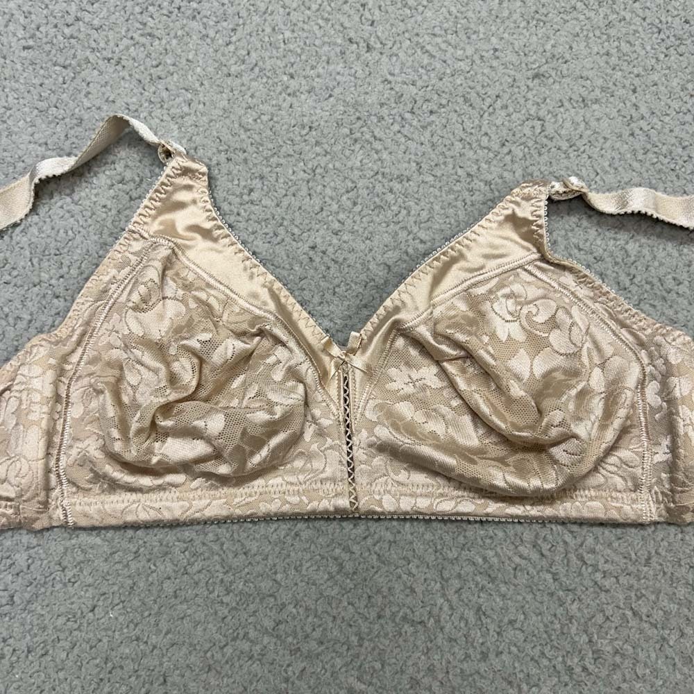 Bali Bra 38C 3372 Womens Double Support Lace Wirefree Bra